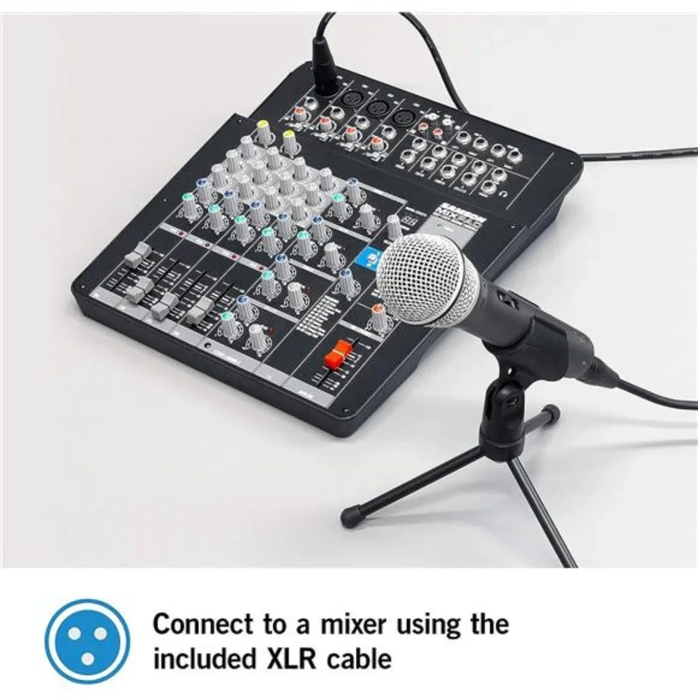 Q2U USB/XLR Dynamic Microphone Recording and Podcasting Pack (Includes Mic Clip